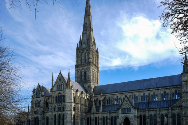 istock Salisbury cathedral in the UK 1396692466