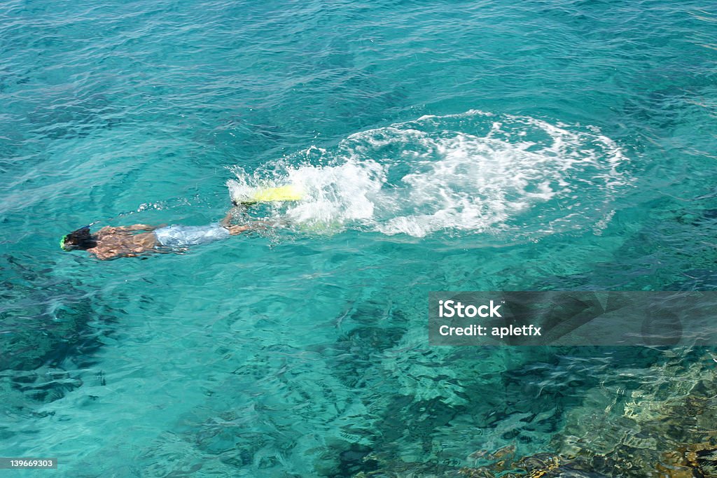 Подводное плавание с маской и трубкой - Стоковые фото Взрослый роялти-фри