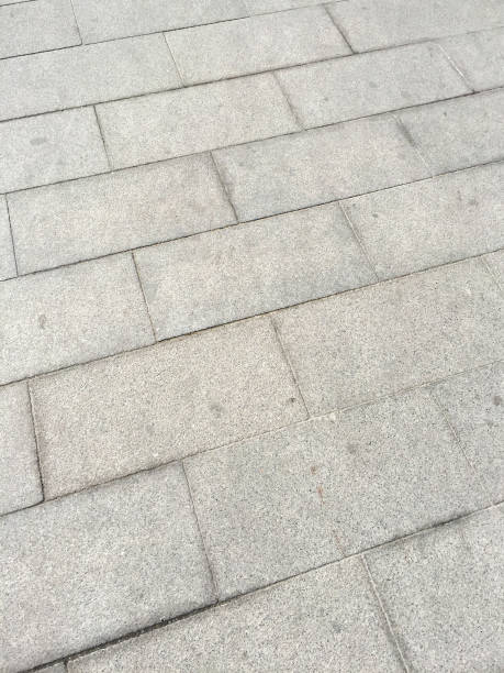 istock Outdoor stone material tiled floor 1396693508