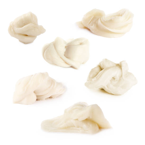 istock Set with used chewing gum on white background 1396693656
