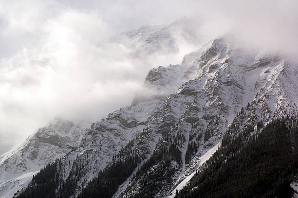 mountain snow stock photo