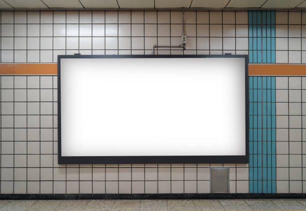 istock Subway Scenery and Advertising Mockup 1396699380