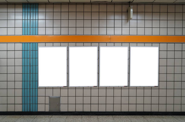 istock Subway Scenery and Advertising Mockup 1396699381