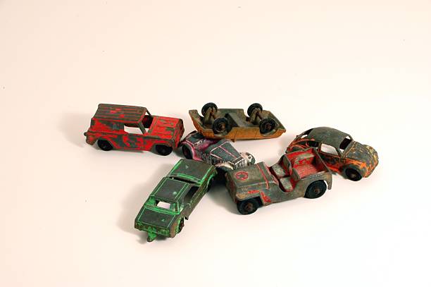 istock Toy car pileup 139669970