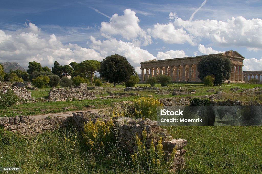 Tempio greco - Foto stock royalty-free di Antico - Condizione