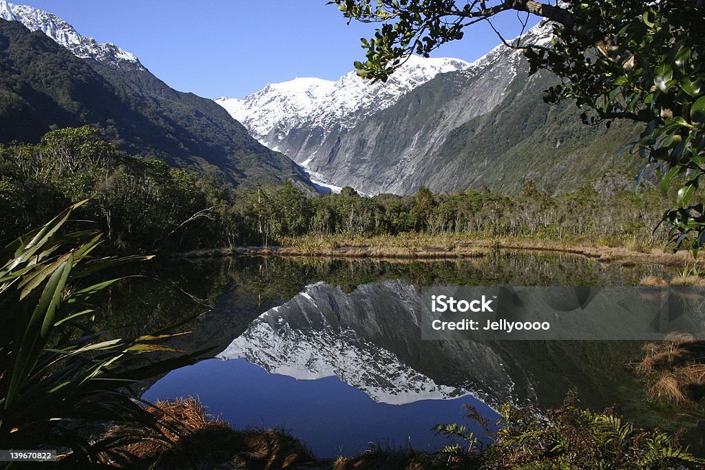 Lake Peters pool Peters Pool , New Zealand Autumn Stock Photo