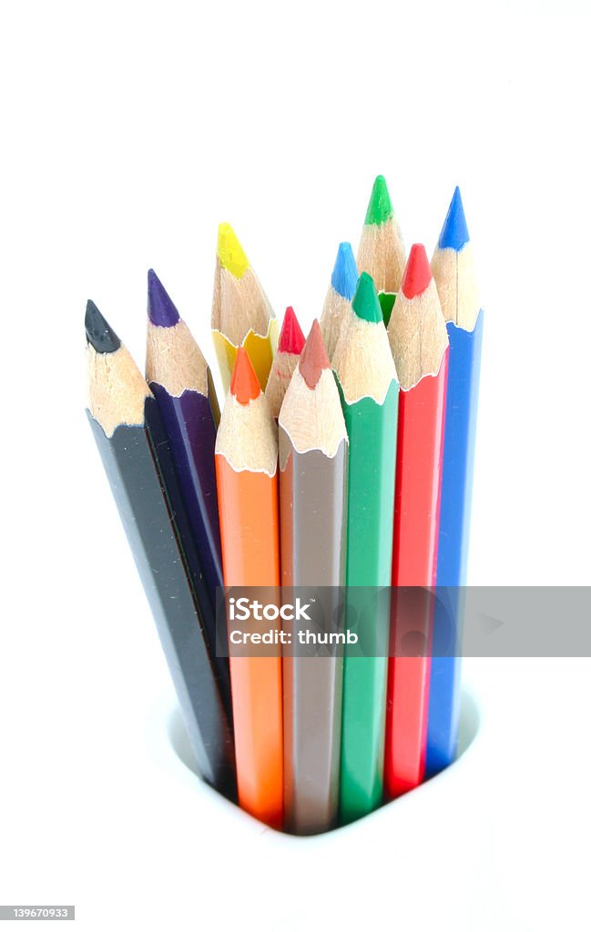 Lápis coloridos#5 - Foto de stock de Acessório royalty-free