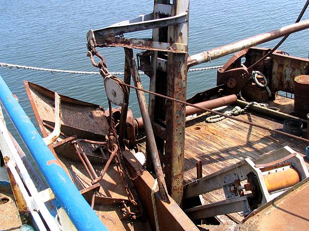 istock Rusty fishing boat 139670997