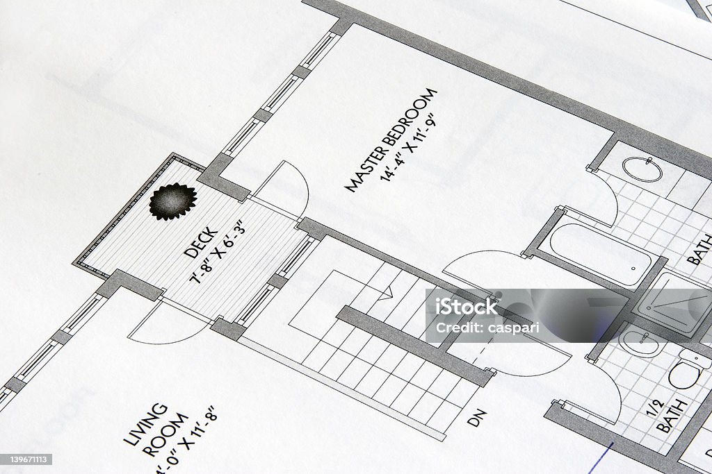 Plano drawing2 - Foto de stock de Arquitetura royalty-free