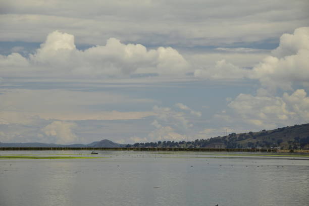 istock Lake Titicaca, view from a tourist boat. Puno, Peru 1396714301