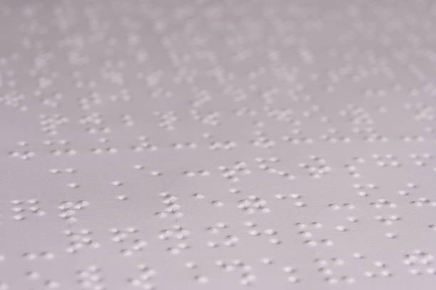 istock Sheet of brail Macro 139672156
