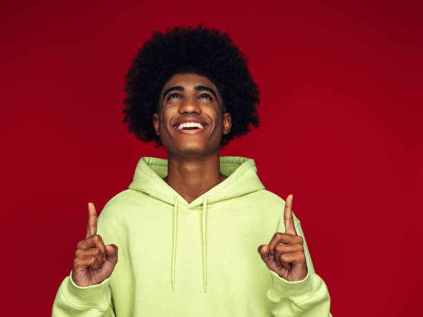 istock Portrait of funny afro guy 1396722947