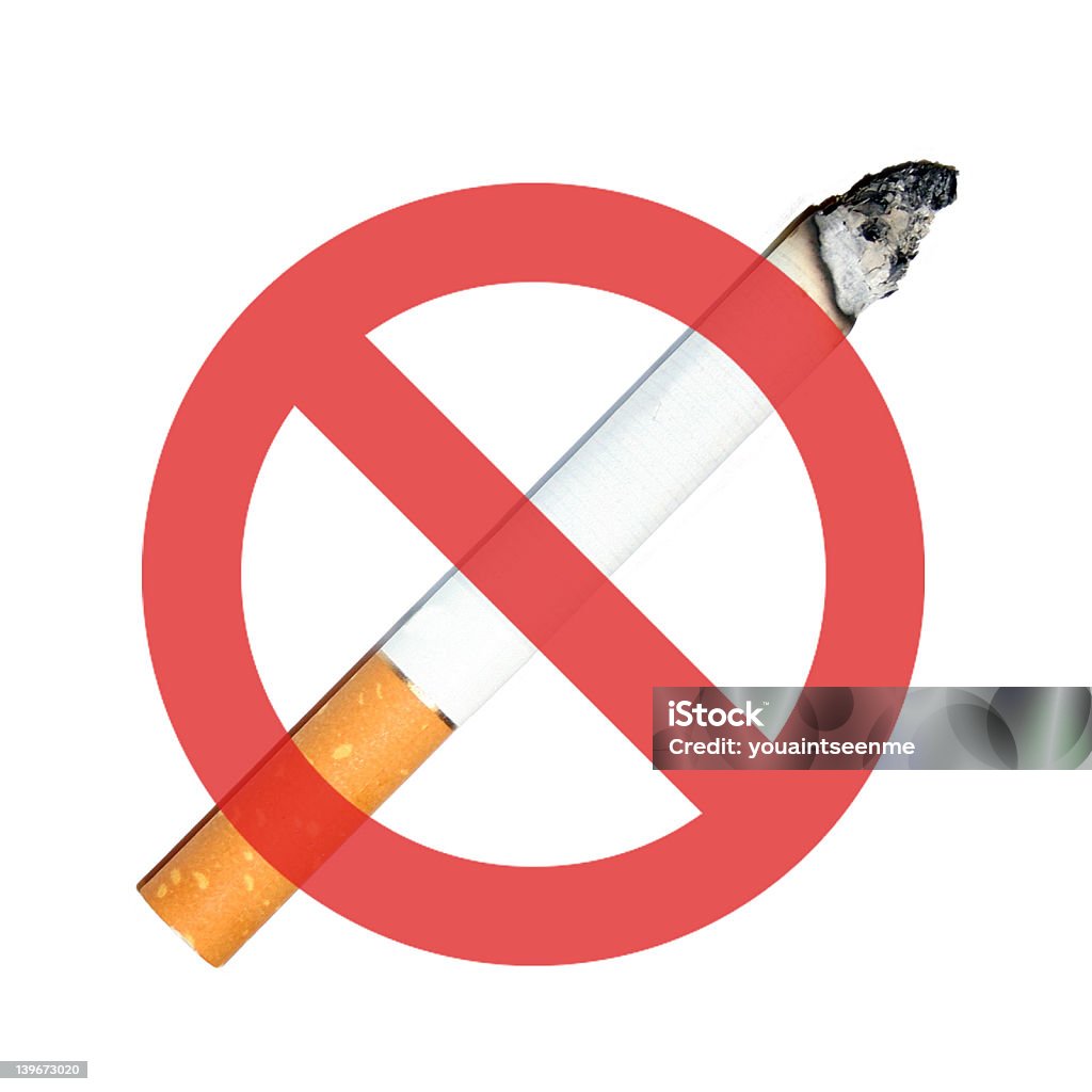 Keine Nichtraucher - Lizenzfrei Ausschluss Stock-Foto