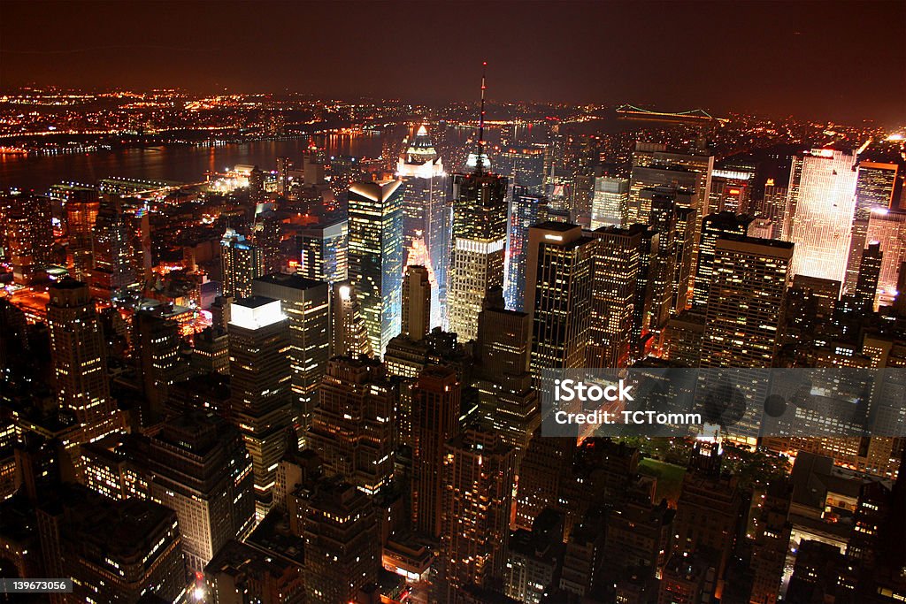 New York City bei Nacht 2 (nyc - Lizenzfrei Glamour Stock-Foto