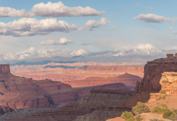 istock Distant snow-covered mountains from Canyonlands National Park 1396731824