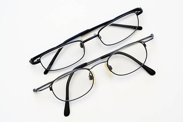 Double vision 2. Two pairs of spectacles. pair stock pictures, royalty-free photos & images