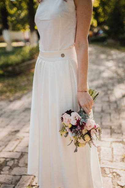 istock Young bride in wedding dress . 1396733767