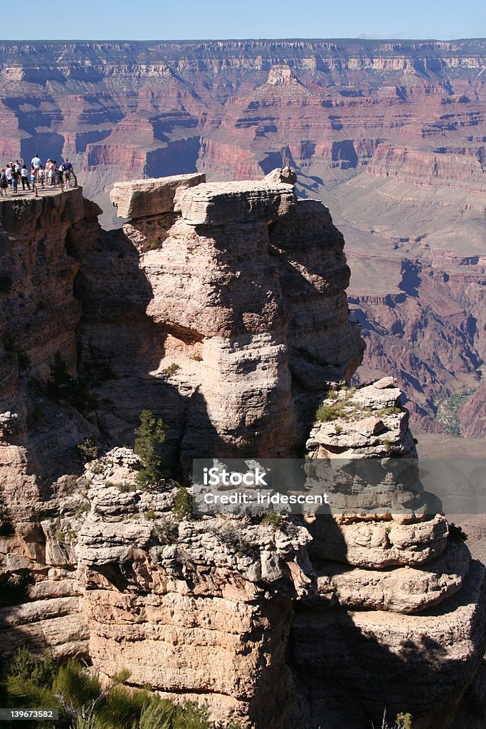 Canyon-Grand Canyon-turystów na górze - Zbiór zdjęć royalty-free (Badanie)