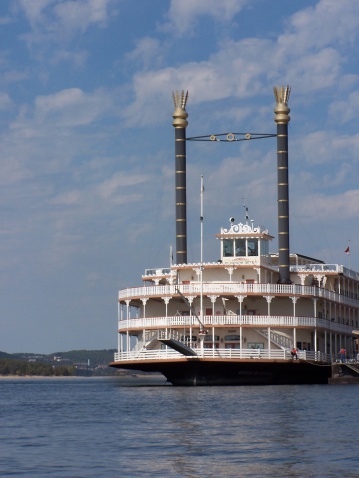 Riverboat docked