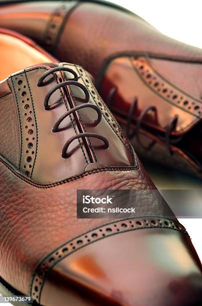 Mens Shoes Stock Photo - Download Image Now - Adult, Bleached Color Effect, Brogue