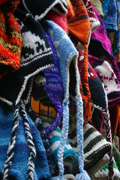 istock Bright Nordic hats for sale 139673769