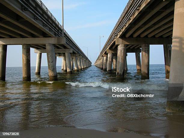 Chesapeake Bay Bridge Tunnel Stockfoto und mehr Bilder von Bauwerk - Bauwerk, Brücke, Bucht