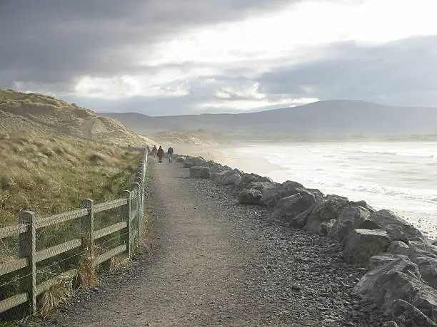 A beach walk in Strandhill, co Sligo, Ireland