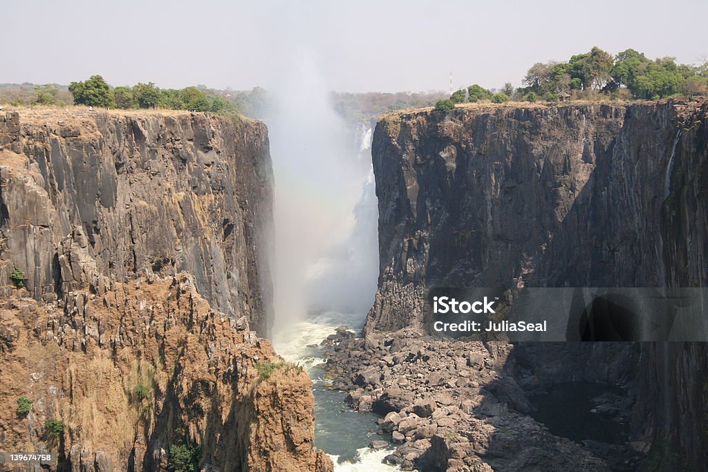 Chutes victoria Principal gorge - Photo de Raft libre de droits