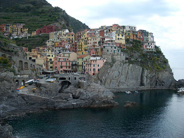 Manarola, Italy (Cinque Terre) stock photo