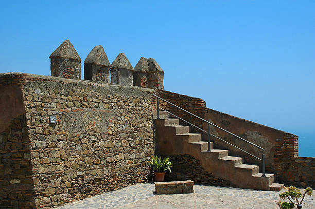 The Castle in Malaga stock photo