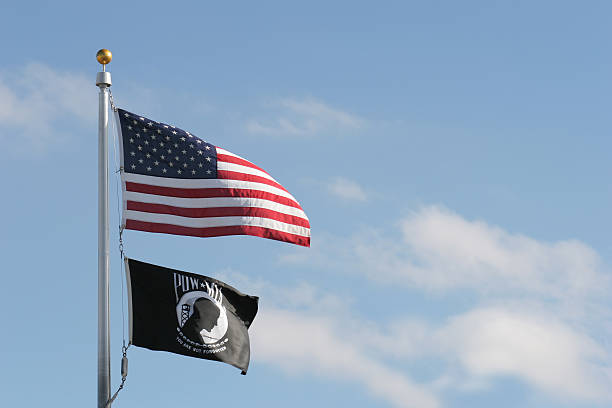 istock american and pow mia flags 139675214