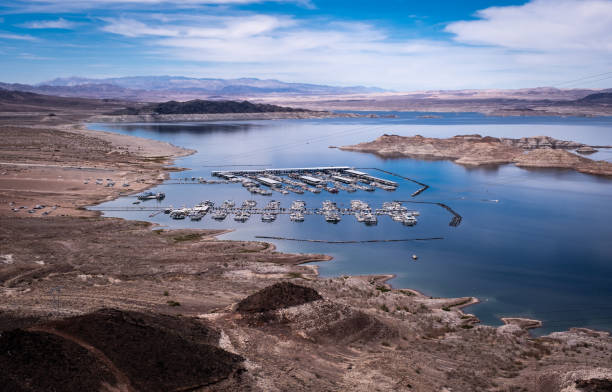 Lago Mead y Marina - foto de stock