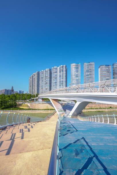 istock Wuchazi bridge in Chengdu on a sunny day 1396755090
