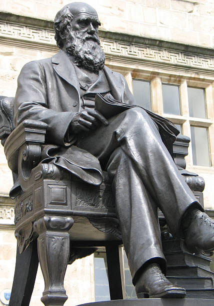 istock statue of Charles Darwin 139676205