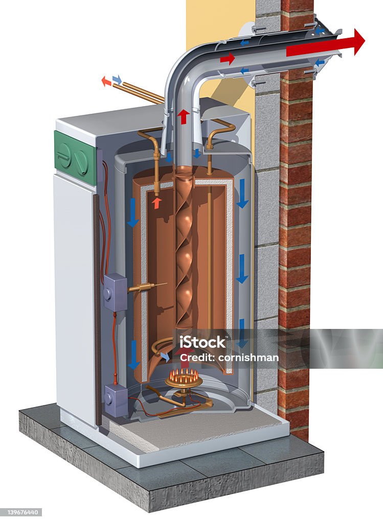 WaterHeater ouvert - Photo de Bouche d'aération libre de droits