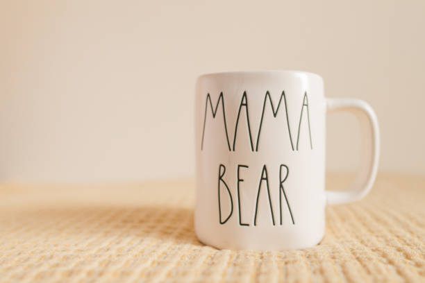 White 'Mama Bear' Mug For Mother's Day Morning Coffee
