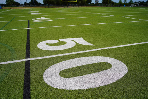 istock Football field 1396774269
