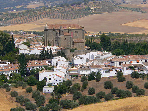 riserva nazionale serrania de ronda - andalusia ronda inside of village foto e immagini stock