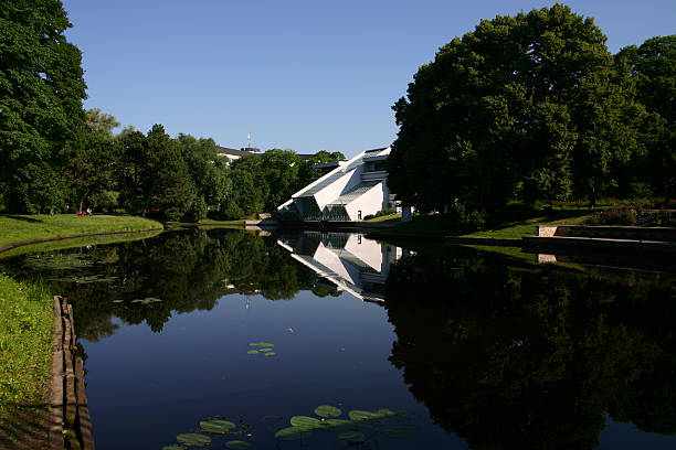 istock Riga city canal 139677487