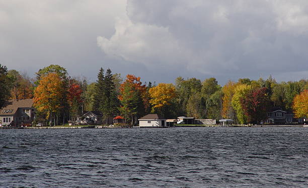 Lake in Ontario stock photo