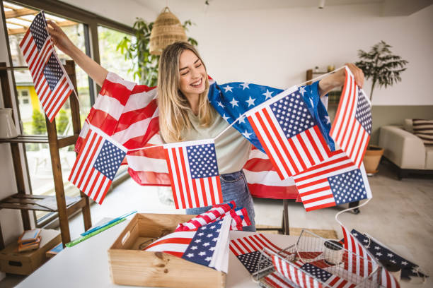 istock Celebrating Fourth of July 1396782951