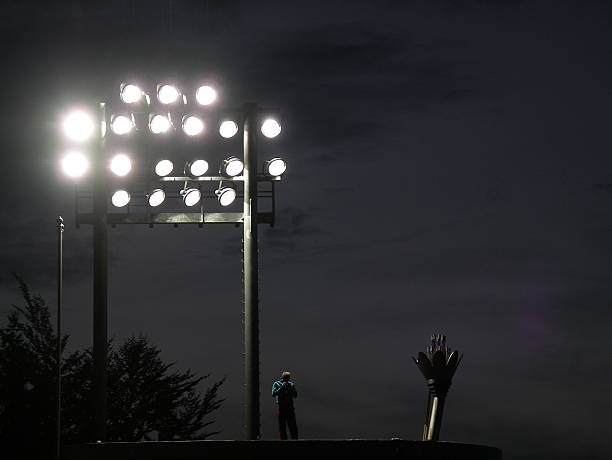istock Set of Stadium Lights 139679086