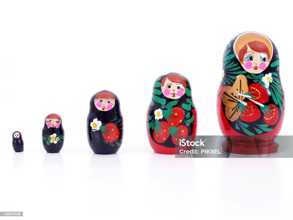 Russian Nesting Dolls - Стоковые фото Кукла роялти-фри