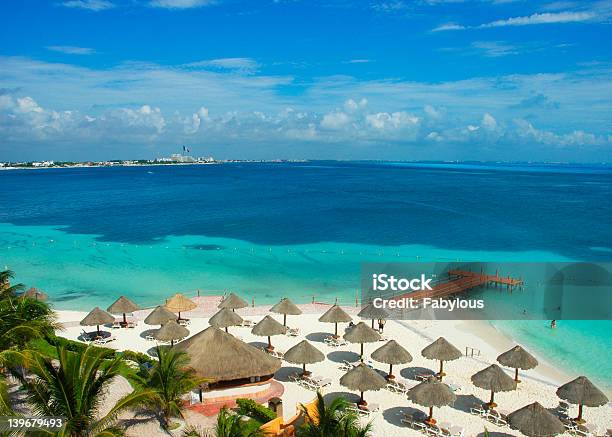 Paradise In Cancun Stock Photo - Download Image Now - Cancun, Mexico, Beach