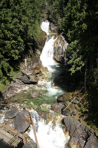 Crazy Creek Waterfall stock photo