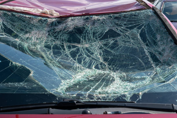istock car after a car accident at a junkyard 1396797256