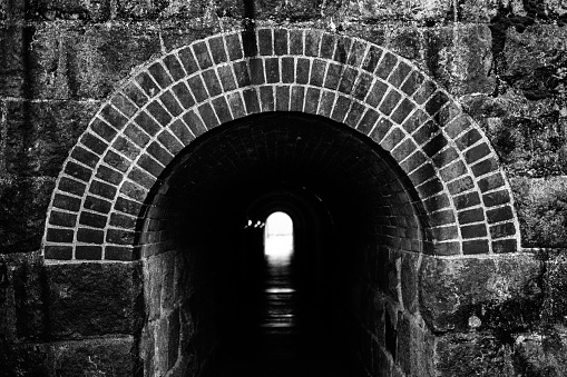 Brick tunnel image