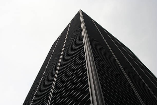 Grattacielo nero di New York City - foto stock