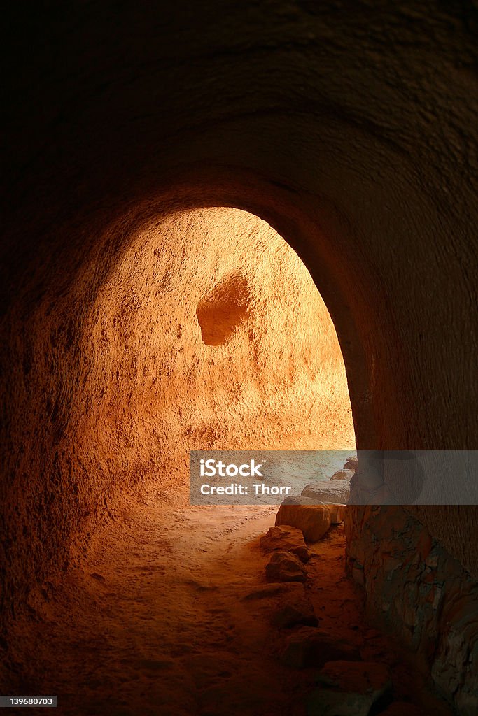 Cave of Troglodyte Tunisia Stock Photo