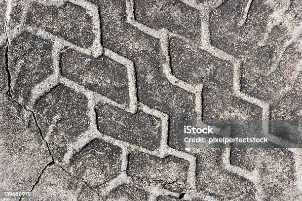 Tire Track Stock Photo - Download Image Now - Arrangement, Backgrounds, Caterpillar Track